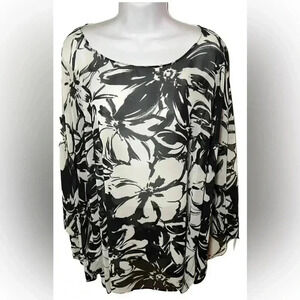 Chico's Sheer Printed Top 3